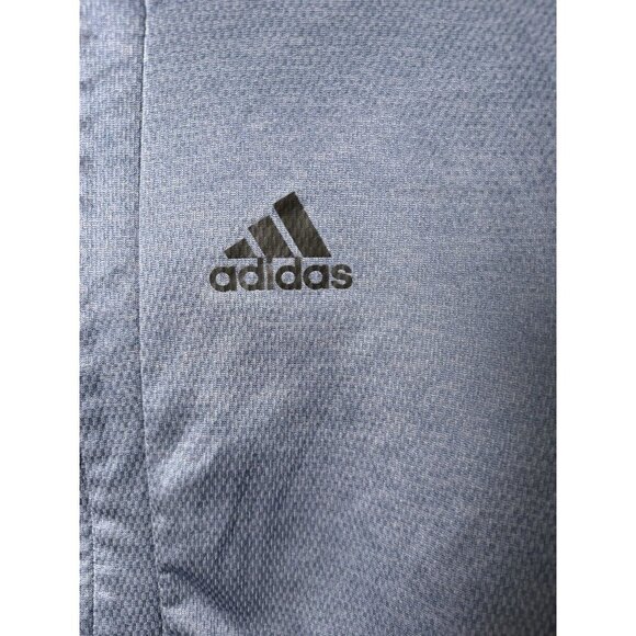 Adidas Men’s Tl Full Zip Blue Gray Hoodie Climawarm Size Small EUC - Picture 2 of 12